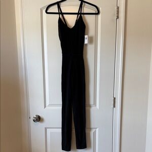 Old Navy Black Strappy Active Jumpsuit! NWT!
